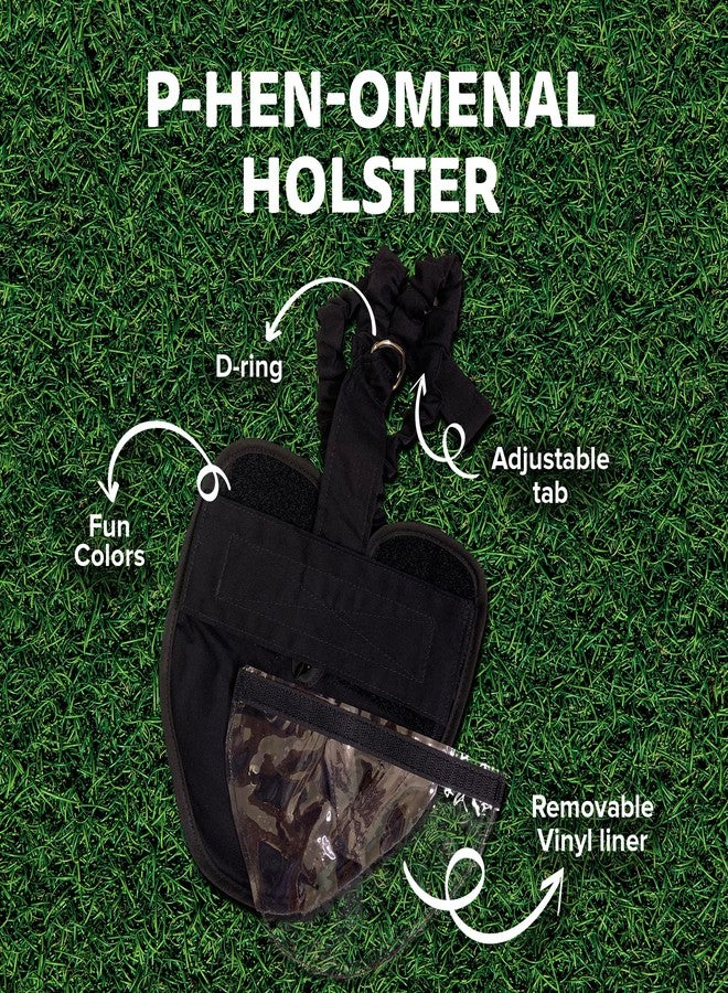 Holster Hen Holster Wrap-Around Duck Diaper with Removable Liner & Adjustable Tab – Pekin Duck Diapers for Pet Ducks, Bird Diaper, Duck Accessories – Durable, Secure Fit, Easy-to-Wear - Made in USA - Black - Image 3